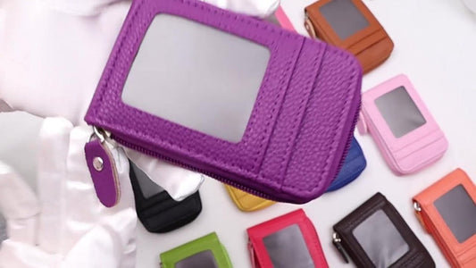 Card Holder for 12 Cards | Credit Card Holder | With Cash Compartment | With Driver's License Compartment | V1188-MS101-00447-1