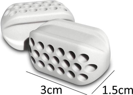 Jawline Trainer | Jawline Trainer | Jaw Trainer | Jaw Muscle Trainer | Jawline Trainer | 2 Pieces | Grey V1188-MS101-00604-1
