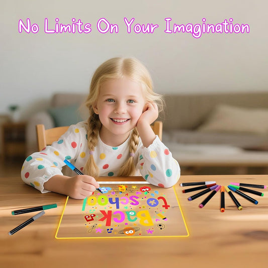 12-color markers - Neon wet/dry erase - For LED notice boards, fine tip V1188-MS101-00663-1