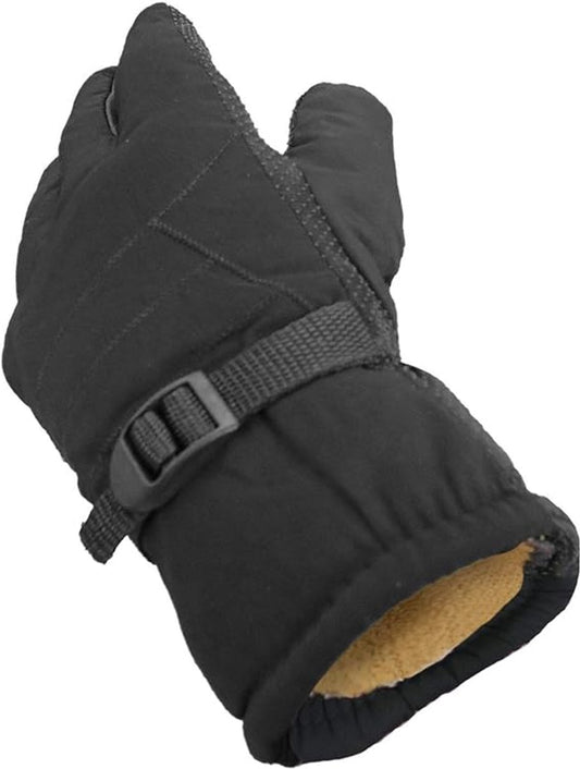 Warm, waterproof men's winter ski gloves with full fleece lining V1188-MS101-00664-1
