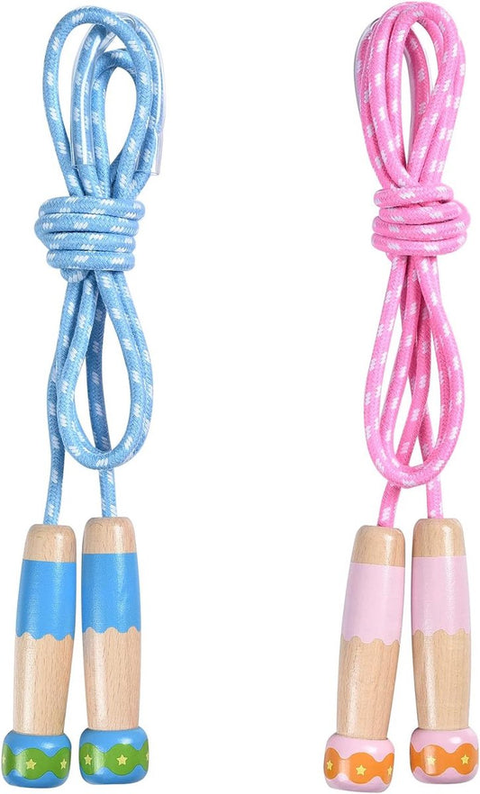 Professional Sports Jump Rope Set of two jump ropes for children - 2.5 meters - adjustable length - with V1188-MS101-00752-1