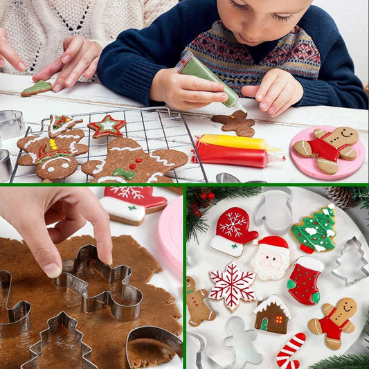 Cookie Cutters - Cookie Molds - 6 Molds for Cookies - Christmas Cookies - Christmas Cookie Cutters - For V1188-MS101-00759-1