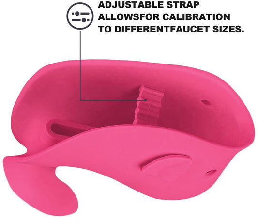 Baby Bath Faucet Cover - Soft silicone safety protector for children, toddlers and babies - Cute whale V1188-MS101-00865-1