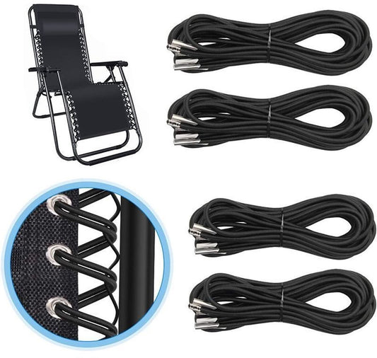 Elastic band for 1 set - Black, 2 long + 2 short (export model) V1188-MS101-00917-1