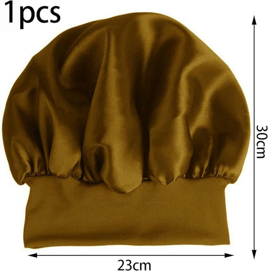 1 Silk sleep cap - men's sleep cap-satin sleep cap- men's hat-Sleep cap - Breathable hair accessory for curly V1188-MS101-00944-1