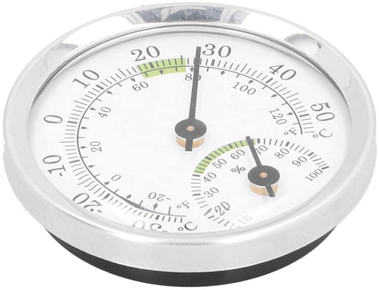 Dial Thermometer-Hygrometer Mini - -30~50 degrees C - For Refrigerator & Cigar Box V1188-MS101-01044-1