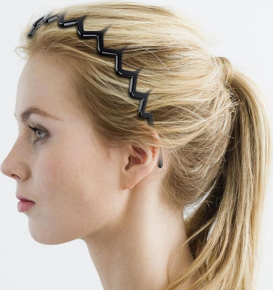 Set of 4 Women's Headbands - Hair Accessories - Women's Hairbands - Headbands - Tiara - Zig Zag - Hairband V1188-MS101-01156-1