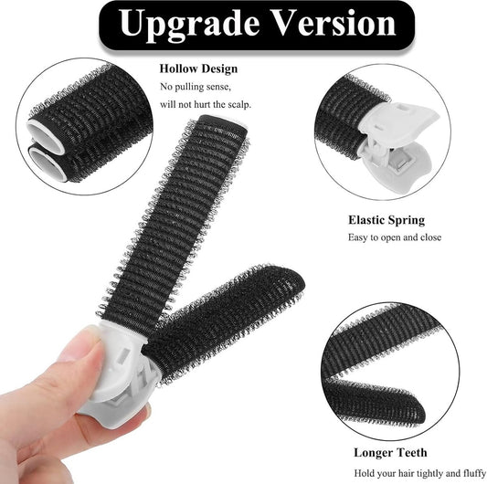 Volume Clips - 10 Pieces - Hair Clips - Hair Rollers - Heatless Curls - Curls Without Heat - Adhesive Rollers V1188-MS101-01214-1
