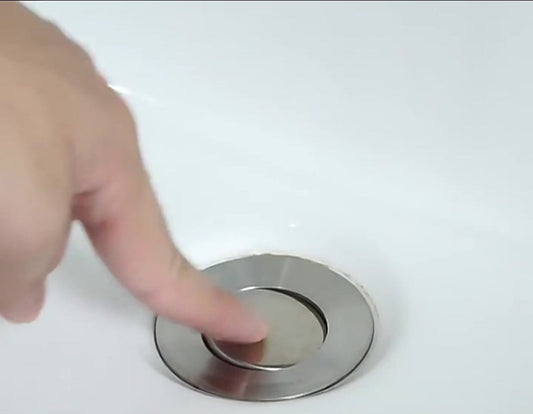 Universal Sink Stopper - Pop-Up Washbasin Stopper - Washbasin Drain Plug - Drain Stopper - Drain Strainer - V1188-MS101-01271-1