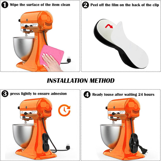 Cable Organizer - 6 Pieces - Cable Organizer - Cable Reels - Winder Cord Clip - Cable Wire Clips - Cord V1188-MS101-01329-1