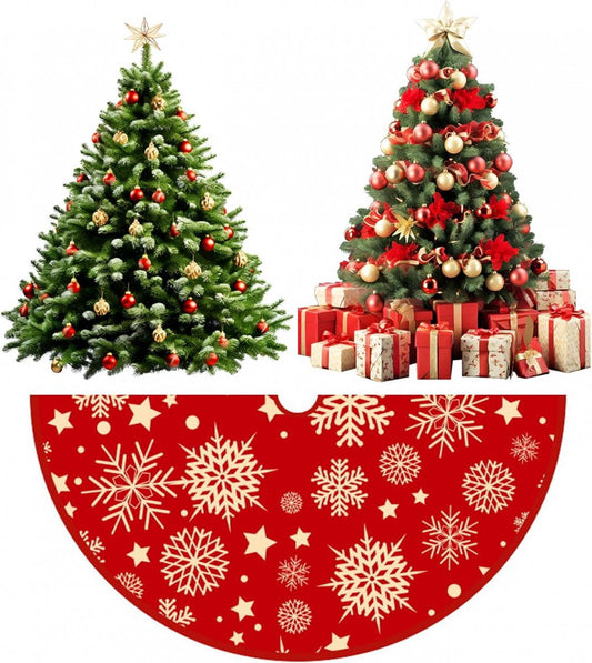 Christmas tree skirt - Christmas tree rug - Christmas rug - Tree blanket - Christmas tree rugs - 90 cm - V1188-MS101-01340-1