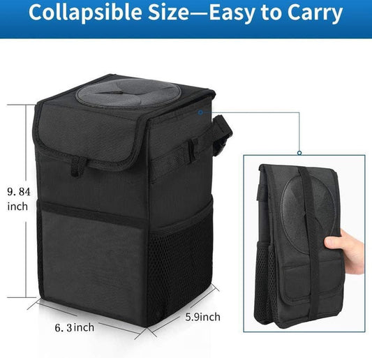 Car Trash Can - Car Seat Organizer - 6 L - Waterproof - Car Interior Accessories - Portable Vehicle Trash Can V1188-MS101-01446-1