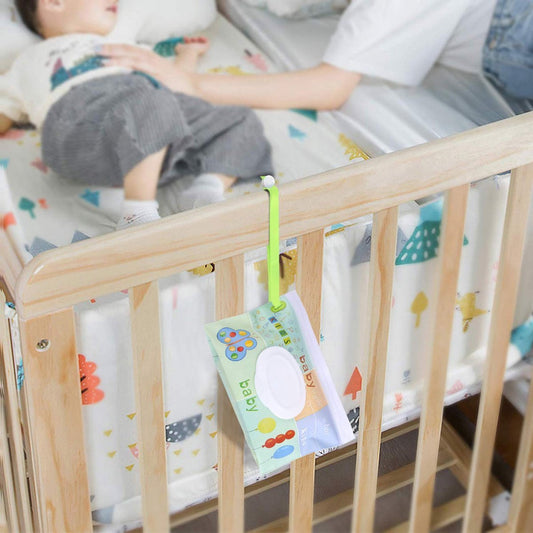 4x Baby Wipes Holder - Moist Tissue Holder - Refillable Portable Wet Wipes Holder - Non-Toxic - Dustproof - V1188-MS101-01457-1