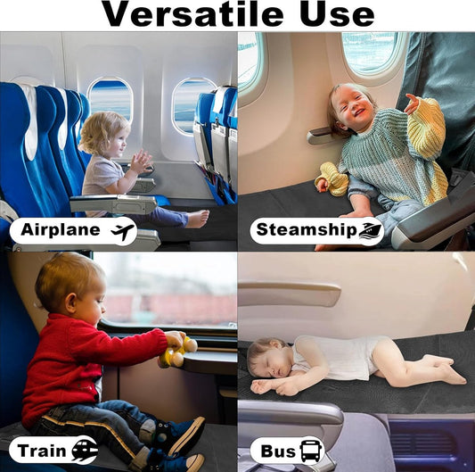 Airplane Bed - Airplane Footrest - Airplane Toddler Bed - Baby Travel Bed - Toddler Travel Bed - Baby Bed - V1188-MS101-01462-1