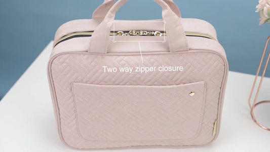 Toilet Bag With Hook - Hanging Toilet Bag - Women and Men - Water Resistant - Makeup Bag - Women's Beauty V1188-MS101-01465-1