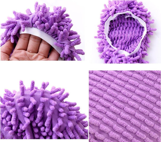 Shoe Covers - 5 Pairs - Mop Shoe - Shoe Cover - Shoe Protectors - Cleaning Shoes - Mop Shoes - Mop Slippers - V1188-MS101-01523-1