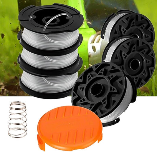 Cutting Line - 6 Pieces - Trimmer Line - Replacement Lines - Line Spools - for Black Decker, Bekasa V1188-MS101-01556-1