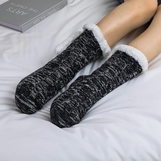 Socks - Plush Socks - Warm Socks - Winter Socks - House Socks - Fluffy Socks - Thick - Warming Quality - V1188-MS101-01675-1