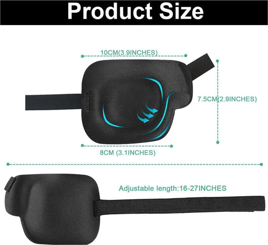 3D Eye Patches for Adults - 4 Pieces - Adjustable Eye Patches for Right Eye - Eye Mask - Luxury 3D Eye Mask - V1188-MS101-01714-1