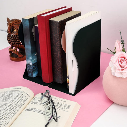 Bookend - Book Stand - Book Holder - Book Support - Bookends - Magazine Holder - Adjustable - Stylish Design V1188-MS101-01726-1
