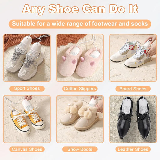 Shoe Dryer Size 36-44 - Shoe Freshener - Ozone & Drying Function - Shoe Dryer - Shoe Warmer - Electric Shoe V1188-MS101-01790-1