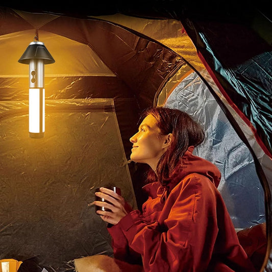Camping Lamp - Tent Lamp - Rechargeable Telescopic Camping Light - Outdoor - LED Lamp - Hangable - V1188-MS101-01823-1
