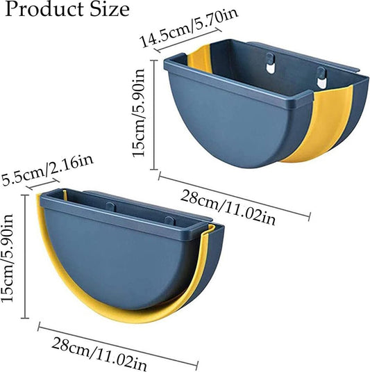 Trash Can - Foldable Trash Can - Kitchen Waste Bin - Trash Can In The Kitchen - Hanging Kitchen Cabinet Door V1188-MS101-01826-1