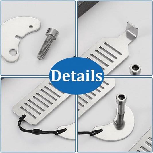 Portable Door Lock - 2 Pieces - Portable Door Lock - Portable Travel Lock - Stainless Steel - Secure - V1188-MS101-01868-1