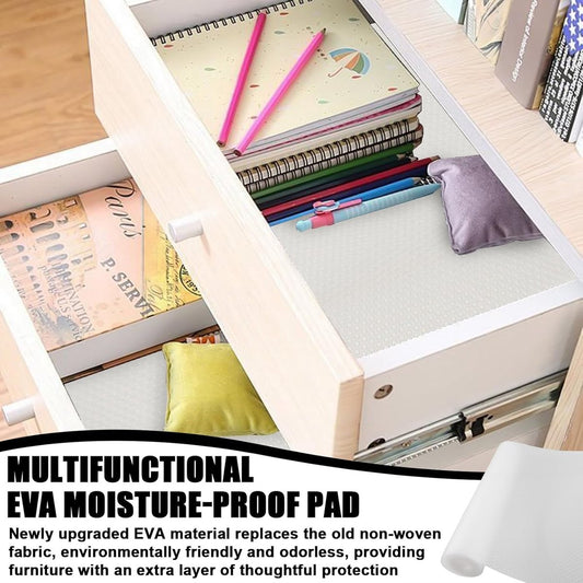 Anti-slip mat - 500x30 cm - Drawer mat - Antifouling pads - Kitchen drawer protector - Protection mat - V1188-MS101-01892-1