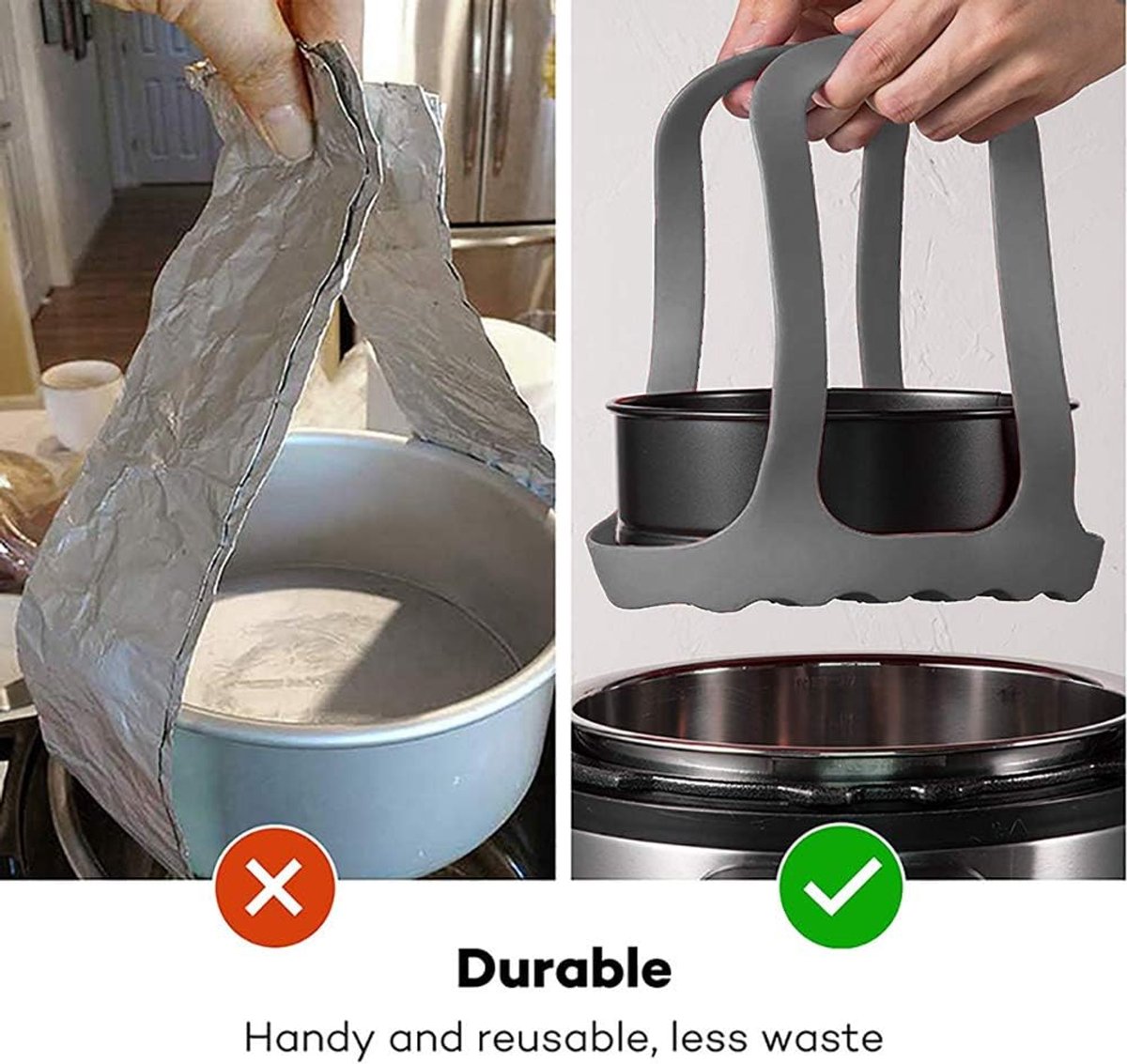 Egg poacher - Poached egg maker - Silicone egg cooker rack - Poached egg maker - Silicone Steamer Basket - V1188-MS101-01904-1