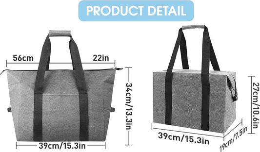 Cooler Bags - Lunch Bag - Foldable Cooler Bag - 20 L - 30x27x19 Cm - Insulation - 300D Oxford Cloth - Handle V1188-MS101-01914-1