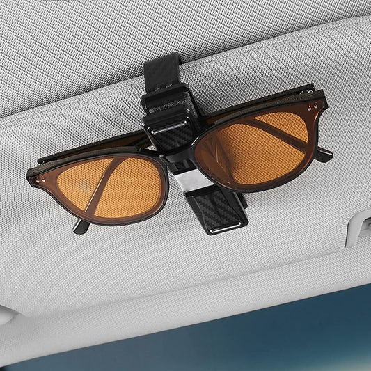 Glasses Clip Holder for Car Glasses - Universal Car Glasses Clip - Car Sunglasses Holder - 180 Degree V1188-MS101-01997-1