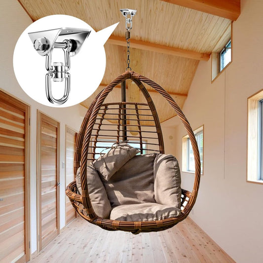 Professional Ceiling Hook with 500kg Load Capacity - 360 degrees Rotatable - With Carabiner - Punching Bag V1188-MS101-02002-1