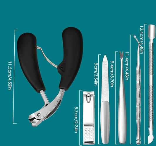 Nail Clipper Set with Nail File - Professional Nail Clipper - Nail Clipper - Toenails and Fingernails - V1188-MS101-02103-1