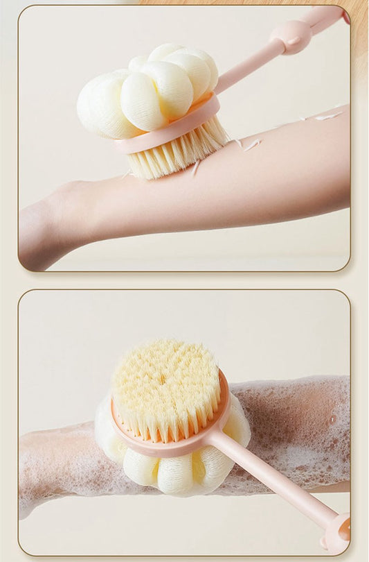 Bath Brush - 3 Pieces - Back Brush Shower with Long Handle - Body Brush - Double-Sided - Massage - Rich V1188-MS101-02110-1