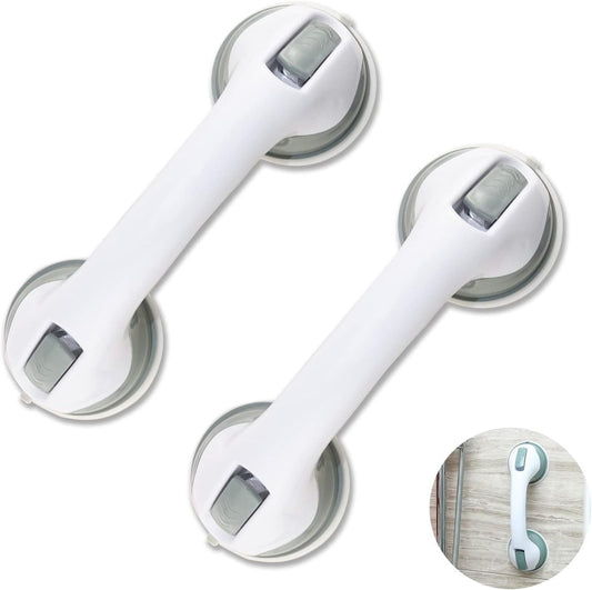 Wall Grab Bar - 2-Piece - Professional Non-Slip Handle - Wall Grip - Toilet Grab Bar - Bath Grab Bar - Shower V1188-MS101-02133-1