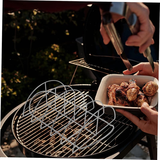Professional Grates - BBQ - Barbecue - Sparerib Rack - Rib Rack - Spareribs Holder - Clamp Grate - Grill V1188-MS101-02207-1