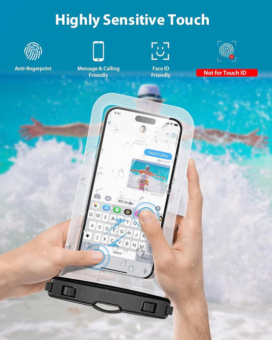 Waterproof Phone Cases - 2-Piece - Professional Dry Bag - Premium Quality Waterproof Phone Pouch - Underwater V1188-MS101-02211-1