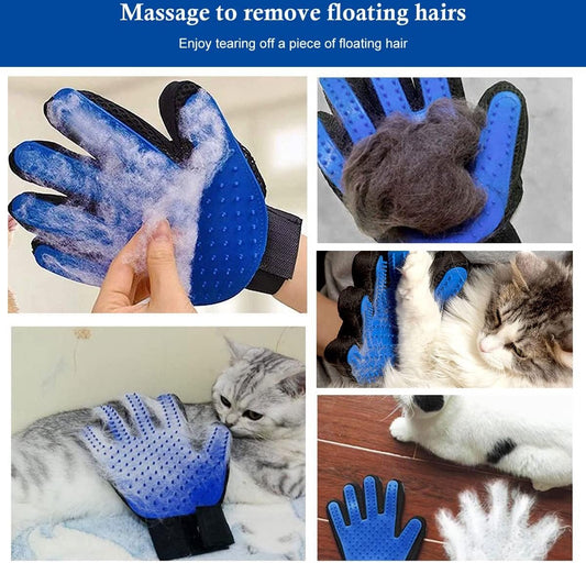 Pet Glove - Brush Glove For Dogs And Cats - Glove Brush - Grooming Gloves - Grooming Brush For Pets - For Cat V1188-MS101-02222-1