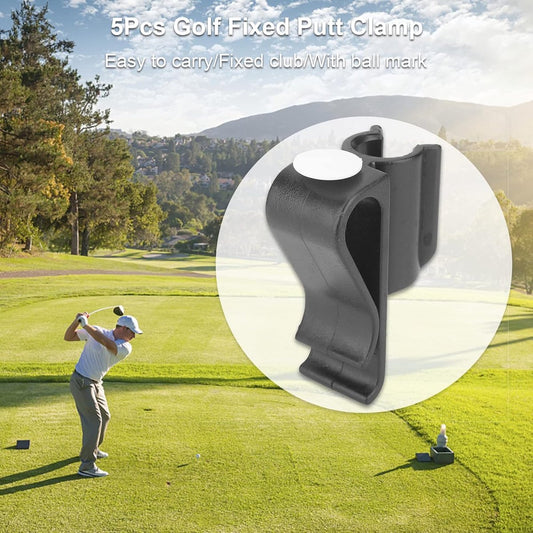 5 Pieces - Golf Putter Clip + Golf Marker - Golf Putter Clips - Putter Holder - Putting & Putter Line - Ball V1188-MS101-02237-1