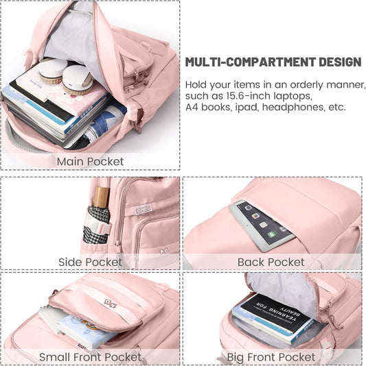 Waterproof backpack for girls - Girl Backpack - School backpack - lightweight school bag - School bag - Girls V1188-MS101-02260-1