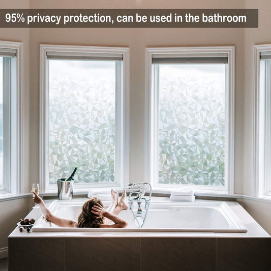 Window Film - Self-Adhesive Window Film - Window Privacy Film - Frosted Glass - Privacy Film - Sun Protection V1188-MS101-02281-1
