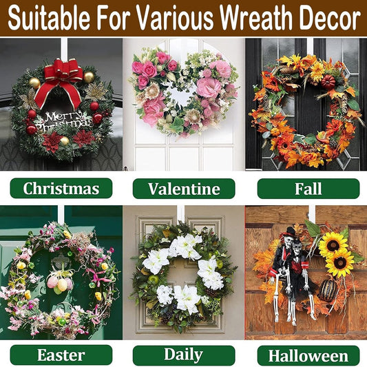 Wreath hanger - 1 piece - Christmas wreath hanger - adjustable from 38 to 65 cm - Wreath hanger for front V1188-MS101-02315-1