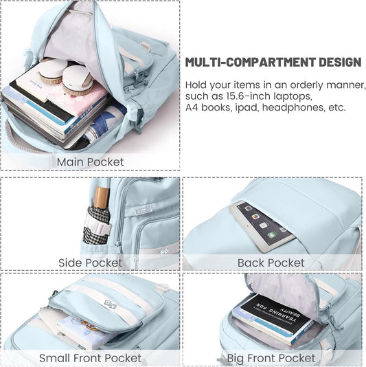 Waterproof backpack for girl - Girl's Backpack - School backpack - lightweight school bag - School bag - V1188-MS101-02317-1