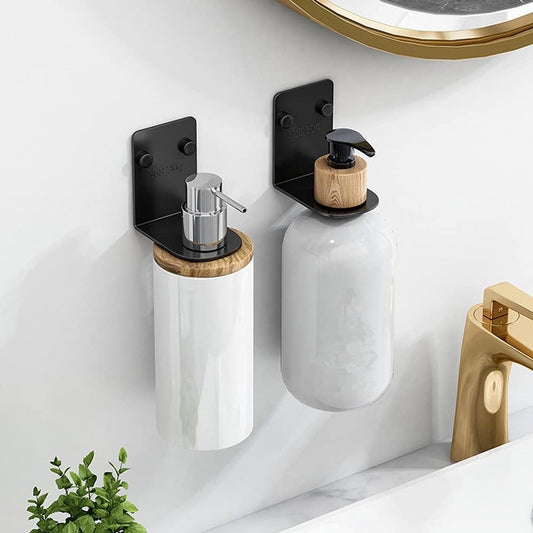 Pieces Wall-Mounted Soap Dispenser - Wall-Mounted Soap Dispenser - Hand Pump Holder - Wall-Mounted Shampoo V1188-MS101-02324-1