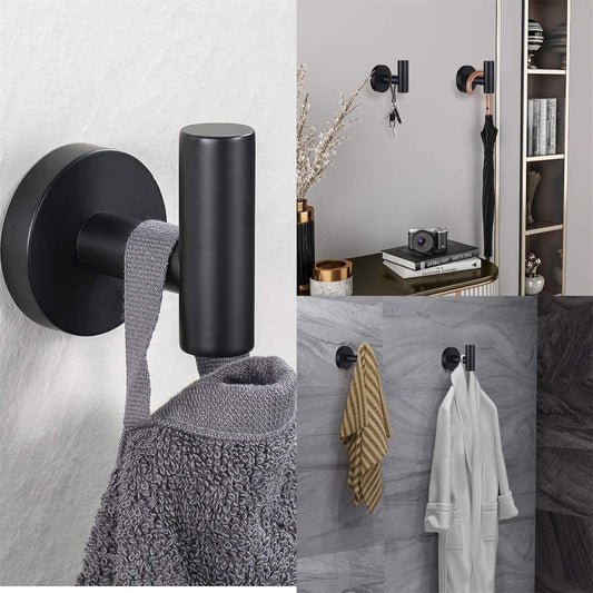 2 pieces - Towel hook - Hanging hooks - Hanging hooks - Bathroom towel hooks - Key hook - Clothes hook - Hat V1188-MS101-02370-1