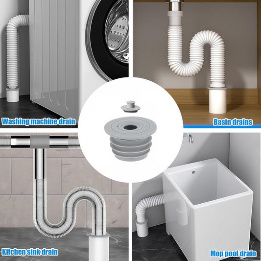 pieces - RF sealing ring - Sewer seals - applicable pipe inner diameter 45-50 mm - floor drain - drain pipe V1188-MS101-02385-1