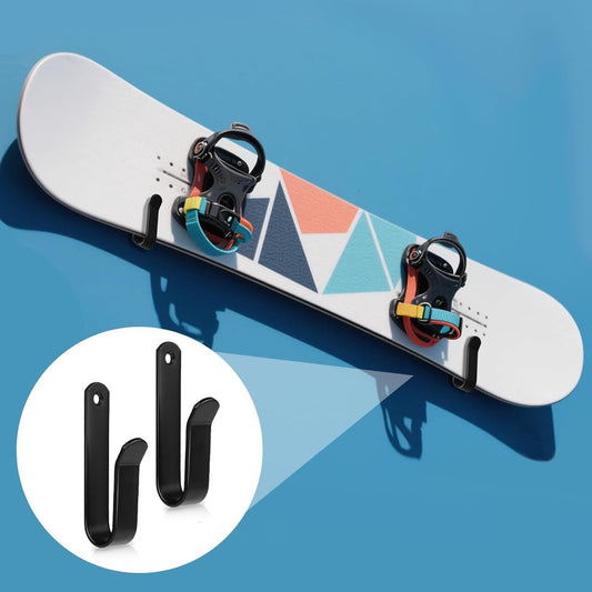 pieces - Skateboard wall mount - snowboard wall mount - snowboard wall mounting clips - horizontal snowboard V1188-MS101-02405-1