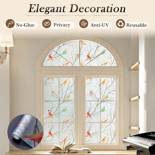 Window film - 45x200cm - privacy window film - stained glass window film - Privacy - Decorative film - static V1188-MS101-02429-1