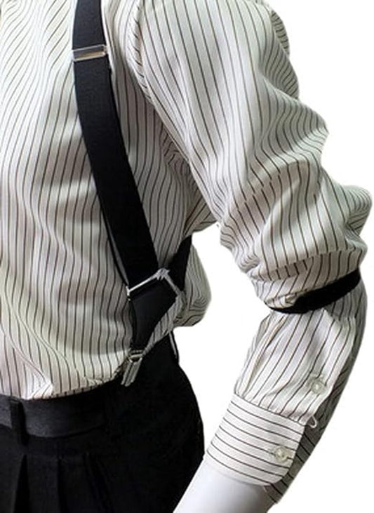 Sleeve Holder - 4 Pairs - Sleeve Holder - Sleeve Holders for Women and Men - Classic - Elastic - Women and V1188-MS101-02435-1